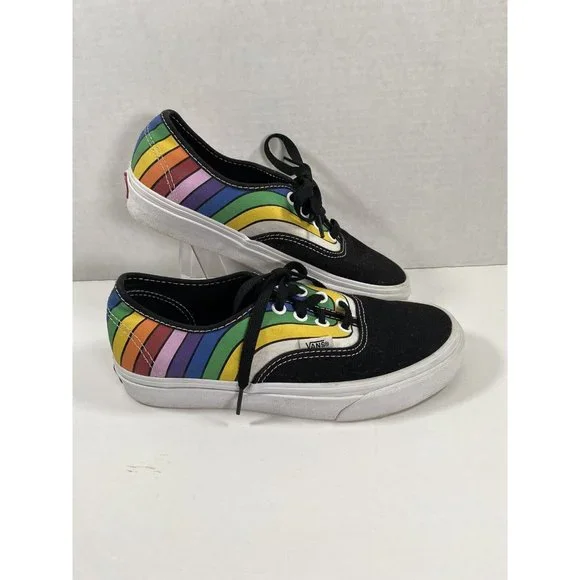 Vans | Shoes | Vans Old Skool Shoes Black Refract Rainbow  display picture 3